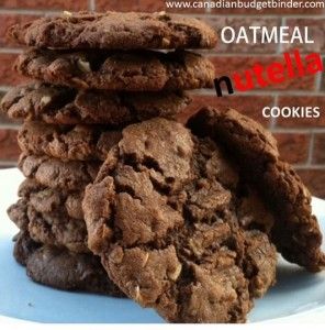 Nutella Oatmeal Cookies, Nutella Oatmeal, Moist Chocolate Chip Muffins, Best Chocolate Chip Muffins, Mini Chocolate Chip Muffins, Oatmeal Cookies Easy, Nutella Jar, Nutella Desserts, Easy Oatmeal