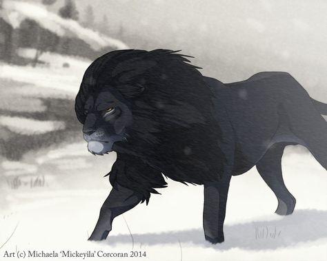 Amazing artwork Black Lions, Anime Lion, Lion King Fan Art, Mystical Animals, Lion King Art, Black Lion, Big Cats Art, Canine Art, Animated Animals