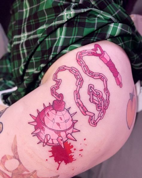 Pastel Tattoos, Gamer Tattoos, Food Tattoos, Pink Tattoo, Goth Tattoo, Pretty Hand Tattoos, Kawaii Tattoo, Sweet Tattoos, Creepy Tattoos