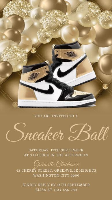 260+ Free Templates for 'Sneaker ball' Sneaker Ball Flyer Ideas, Sneaker Ball Invitation Ideas, Sneaker Ball Ideas, Sneaker Ball Flyer, Sneaker Ball Invitation, Sweet 16 Cinderella Theme, Ball Invitation, Church Branding, Sneaker Ball