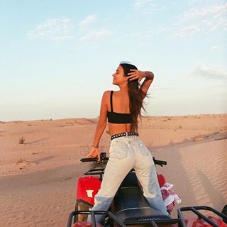 Quad Biking in the desert is fun, you get to eat copious amounts of sand 👏🏼 Elisha Herbert, Coachella 2018, Мотоциклы Cafe Racers, Quad Bike, The Best Street Style, Best Street Style, Summer Photos, In The Desert, Cool Street Fashion