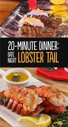 Watch how easy it is to make baked lobster tails in just 20 minutes! H‑E‑B cold water lobster tails, renowned for their sweet, tender meat, are perfect for a romantic dinner for two, a weeknight dinner, or even hot off the grill. Grill Lobster Tail Recipe, Baked Lobster, Baked Lobster Tails, Grilled Lobster Tail, Lobster Recipes Tail, Lobster Dinner, Grilled Lobster, Tender Meat, Lobster Tail