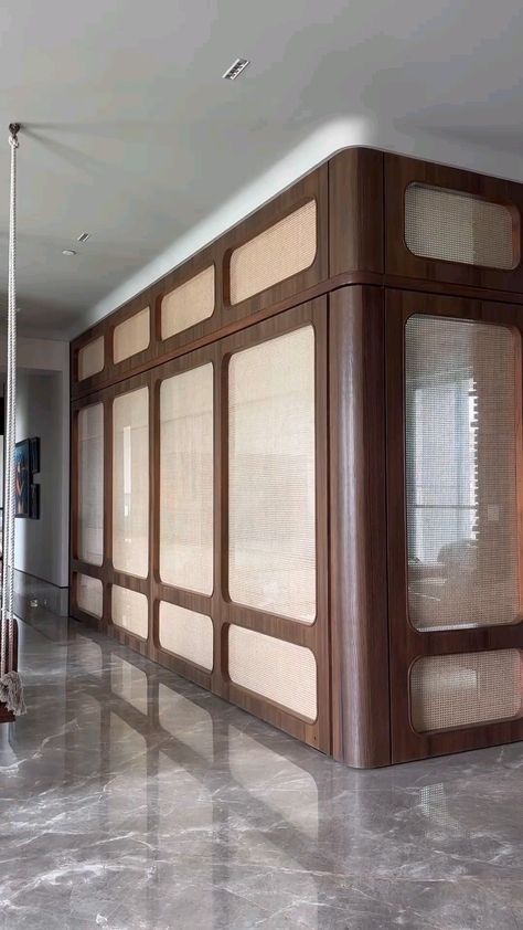 Beautiful Wall Partition Designs for Living Room and Dining Hall Partition Wall Ideas, House Hall Design, Room Partition Wall, Partition Ideas, Wall Partition Design, Large Workshop, Small House Interior, Interior Design Your Home, Folding Door