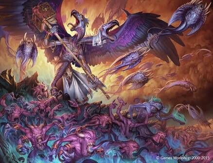 Kairos Fateweaver Warhammer Quest, Chaos Daemons, Warhammer Age Of Sigmar, Mtg Art, Warhammer 40k Art, Age Of Sigmar, Warhammer Art, Warhammer 40k Artwork, Warhammer Fantasy