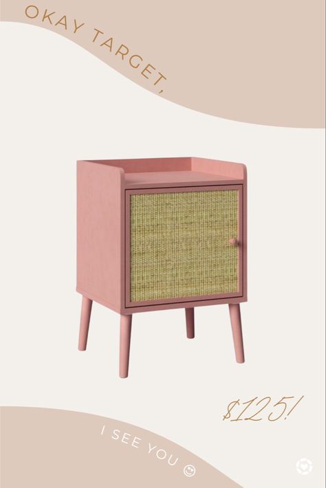 Boho Style Furniture, Tall Drawers, Rattan Wood, Pink Furniture, Rattan Cane, Boho Furniture, New Home Decor, Pillow Fort, Target Finds