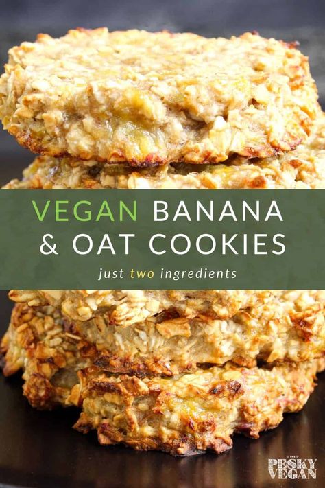 Vegan No Bake Peanut Butter Oatmeal Cookies, Wfpb Breakfast Cookies, Wfpb Oatmeal Cookies, Vegan Oil Free Recipes Baking, Vegan Banana Oat Cookies, Gluten Free Vegan Oatmeal Cookies, Oat Cookies Vegan, Oat Vegan Cookies, Oatmeal Vegan Cookies