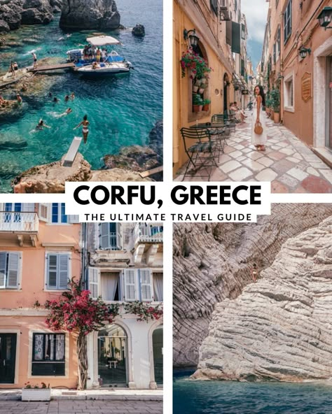 Things To Do In Corfu Greece, Where To Visit In Greece, Corfu Town Greece, Corfu Greece Things To Do, Messonghi Corfu, Corfu Itinerary, Corfu Greece Aesthetic, Greece Korfu, Kavos Corfu