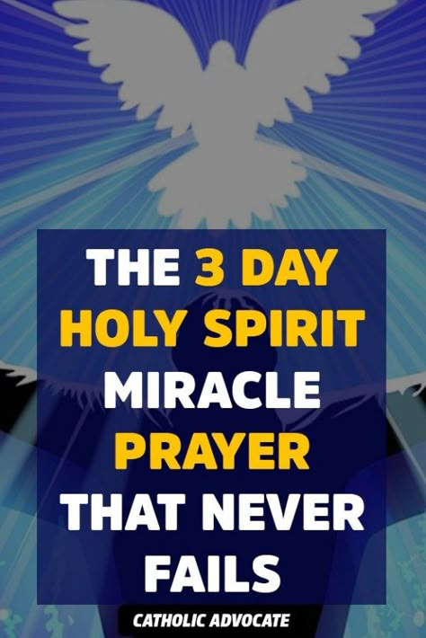 Prayer To The Holy Spirit, Holy Spirit Prayer, Novena Prayers, Everyday Prayers, Spiritual Prayers, Miracle Prayer, Special Prayers, Good Prayers, Prayer Verses