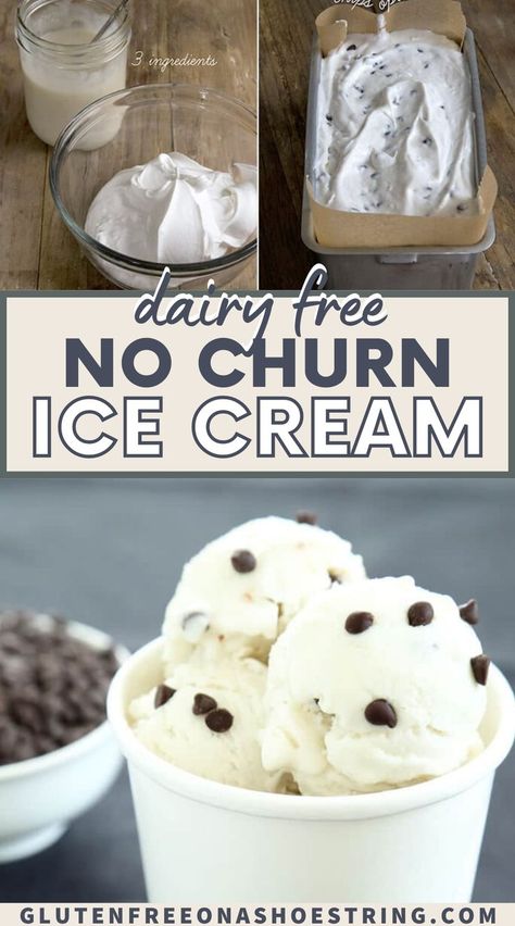 Coconut Milk Ice Cream Recipe, Dairyfree Dessert, Sugar Free Ice Cream, Ice Cream Recipes Machine, Churn Ice Cream, Coconut Milk Ice Cream, Gluten Free Ice Cream, Dairy Free Treats, Dairy Free Ice Cream