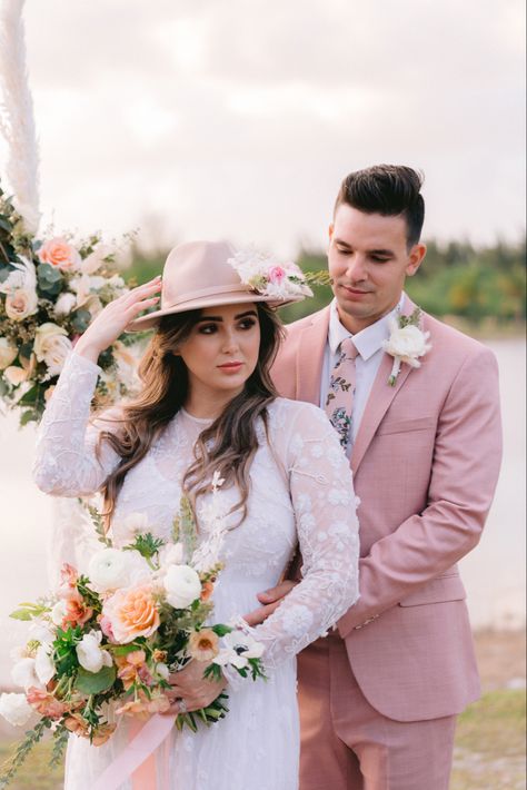 Light Pink Groom Suit, Wedding Suits Groom Pink, Pink Wedding Suits For Spring, Best Man Suit Wedding Pink, Elegant Pink Three-piece Suit For Groom, Mens Floral Tie, Flower Tie, Floral Necktie, Ship Wedding