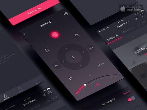 Universal remote for Sony & LG Smart TV by Anton Zlobin Ux Tips, Lg Smart Tv, Tv 40, Car Ui, Gui Design, App Home, Tv Design, Smart Home Design, Mobile Ui Design