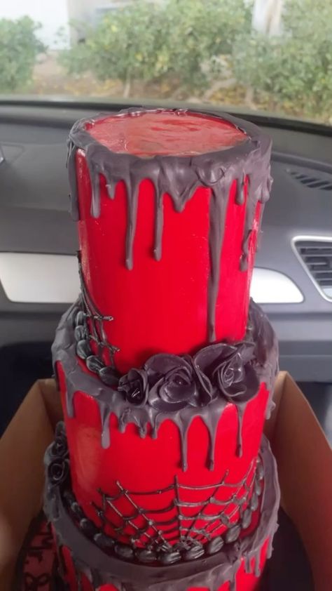 The panic and stress delivering a three tier cake never changes 😅 #weddingcake #wedding #halloweencake #halloween #fallwedding #delivery… | Instagram Three Tier Cake, Tier Cake, Three Tier, Halloween Cakes, Tiered Cakes, 18th Birthday, Beautiful Cakes, So Pretty, Fall Wedding