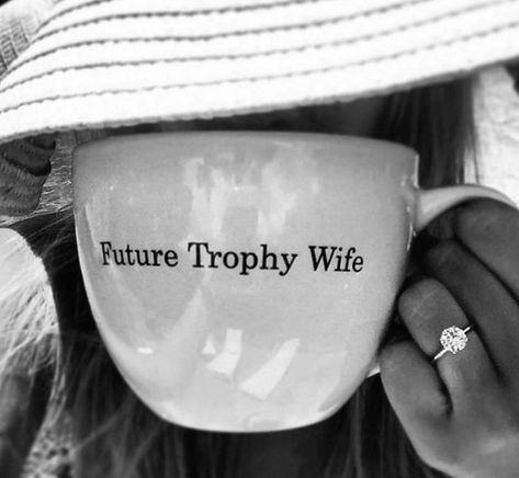 trophy wife, coffee, sucessful, future, mom, aesthetic Wife Aesthetic, Money Talks, Wife Life, Dreamy Wedding, Black N White, When You Know, Future Life, Love Languages, Star Girl