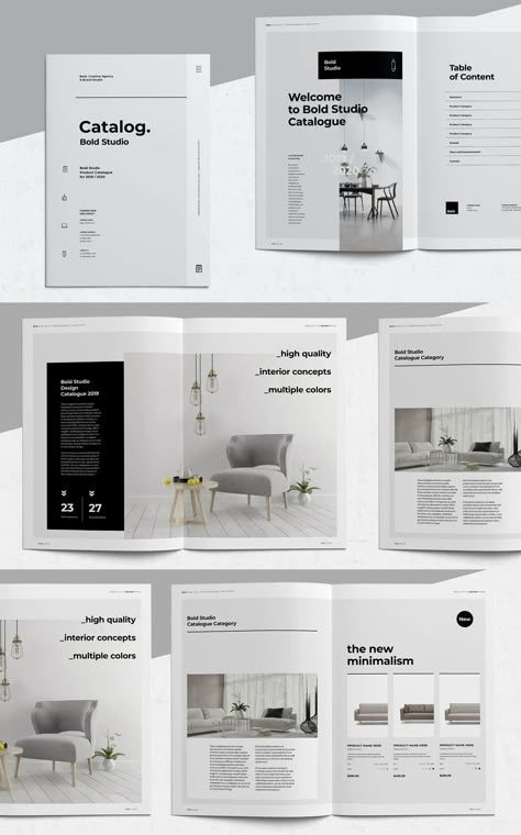 Professional Catalogue Design, Interior Catalogue Design, Minimal Catalog Design, Furniture Catalogue Design Layout, Product Catalog Cover Design, Product Catalog Design Layout Templates, Interior Catalog Design, Furniture Catalogue Design, A4 Template Design