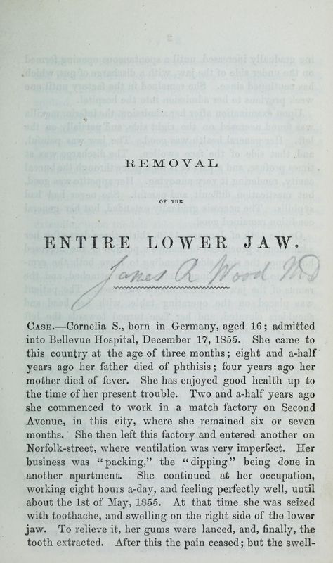 Phossy Jaw Report Wood, James Rushmore, 1816-1882 Phossy Jaw, Bellevue Hospital, Iroquois Confederacy, Internet Archive, The Borrowers, Free Download, Internet, Writing, History