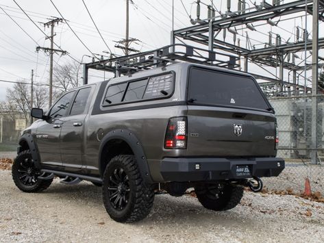 Overland Series Truck Cap - Dodge Ram 1500 | Year Range: 2009 - Current Overland Ram 1500, Ram 1500 Overland Build, Ram 1500 Overland, Truck Topper Camper, Dodge Ram Sport, Ram Car, Truck Topper, Truck Canopy, American Muscle Cars Dodge