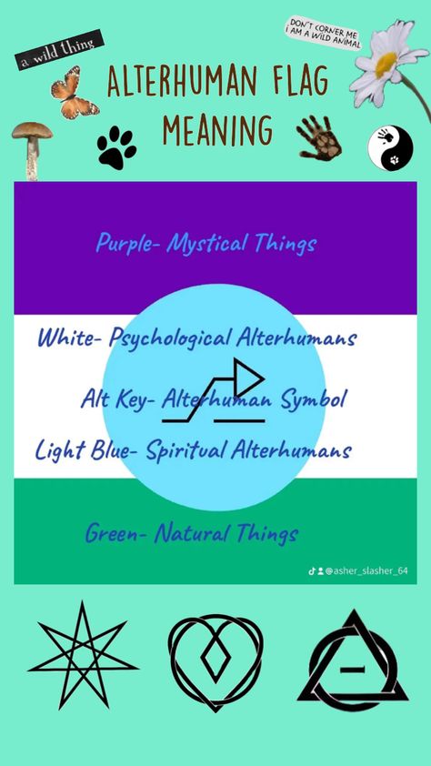 Alterhuman flag with meaning #alterhuman #therian #otherkin #otherhearted #antizoo Alterhuman Flags, Pride Stuff, With Meaning, Random Stuff, Psychology, Meant To Be, Flag, Human, Feelings