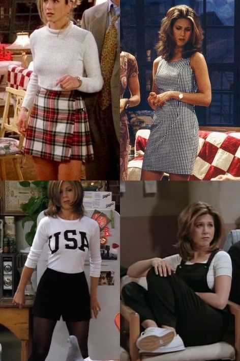 cd758e8f59dfdf06a852adad277986ca Estilo Rachel Green, Look 80s, Rachel Green Outfits, 90’s Outfits, 90s Inspired Outfits, Fest Outfits, Fashion 90s, Look Retro, Outfit 90s