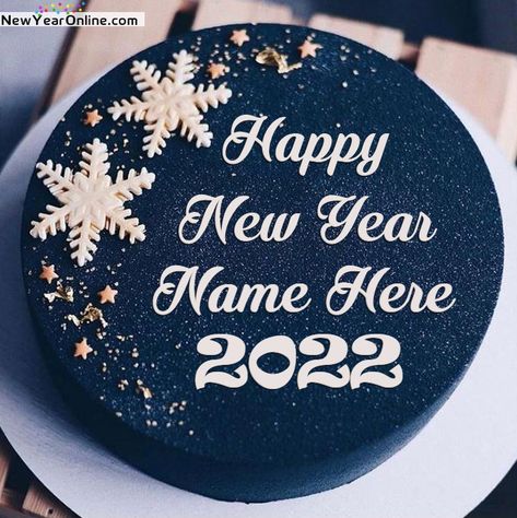 Make your New Year 2022 yummy and sweet by writing name on happy new year cake images. Best ever designs of new year's cake available here. You will love it. Cake Designs New Year, Newyear Cake Design, Happy New Year 2024 Cake Design, Happy New Year Cake Ideas 2023, Happy New Year Cake Design 2023, Cake Designs For New Year, Happy New Year 2024 Cake, New Years Cake Ideas 2023, New Year Cake Design 2024