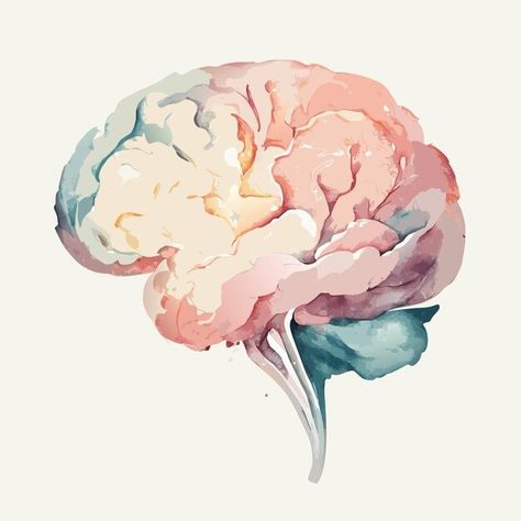 User23538080 Author Portfolio | Freepik Watercolor Brain, Brain Illustration, Graphic Resources, Brain, Portfolio