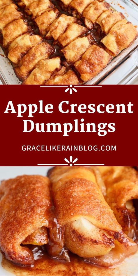 Apple Crescent Roll Dessert, Crescent Roll Apple, Apple Crescent Rolls, Crescent Roll Recipes Dessert, Crescent Roll Apple Dumplings, Crescent Roll Dessert, Easy Crescent Rolls, Easy Apple Dumplings, Apple Dumpling Recipe