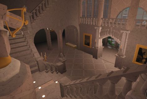 My in progress mansion Bloxburg Mansion Entryway, Bloxburg Mansion Entrance, Old Money Mansion Bloxburg, Bloxburg Castle Interior Ideas, Bloxburg Mansion House Ideas, Cool Bloxburg Builds Castle, Victorian Manor Bloxburg, Bloxburg House Ideas Victorian, Bloxburg Victorian Mansion