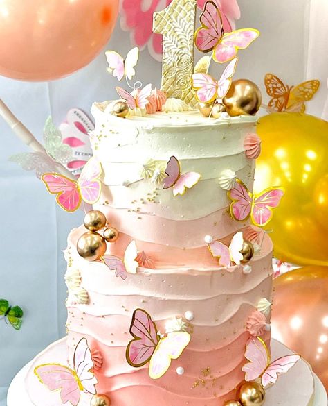 🎂🦋 Double the sweetness, double the joy! Celebrate your little one's first year with our picture-perfect butterfly design cake in pretty pink. 🌸✨ 💕🍰 #FirstBirthdayPerfection #SweetestCelebration #ButterflyCakeLove #PinkPartyTime #celebration #happiness #birthday #party #floral #life #sweet #happybirthday #partytime Butterfly 1st Birthday Cake, Butterfly Design Cake, Butterfly Cake Design, Pink Butterfly Cake, Butterfly Theme Cake, Girls First Birthday Cake, Birthday Invitation Card Template, Butterfly Cake, Design Cake