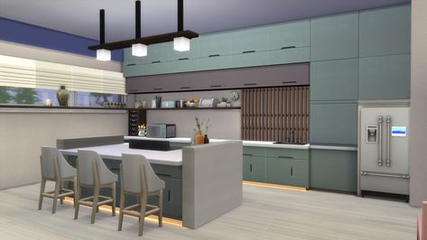 Sims 4 kitchen ideas Sims 4 Kitchen Inspo No Cc, Sims 4 Modern Kitchen No Cc, Kitchen Ideas Sims 4 No Cc, Small Fancy Kitchen, Kitchen Design Sims 4, Sims 4 Big Kitchen Ideas, Sims4 Kitchen Ideas, Kitchen Ideas Sims 4, Sims 4 Kitchen No Cc