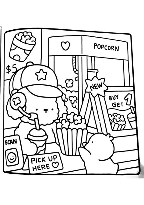 Kleurplaat Coco Wyo Coco Wyo Coloring, Colored Popcorn, Coco Wyo, Coloring Paper, Hello Kitty Colouring Pages, Bobbie Goods, Bear Coloring Pages, Hello Kitty Coloring, Detailed Coloring Pages