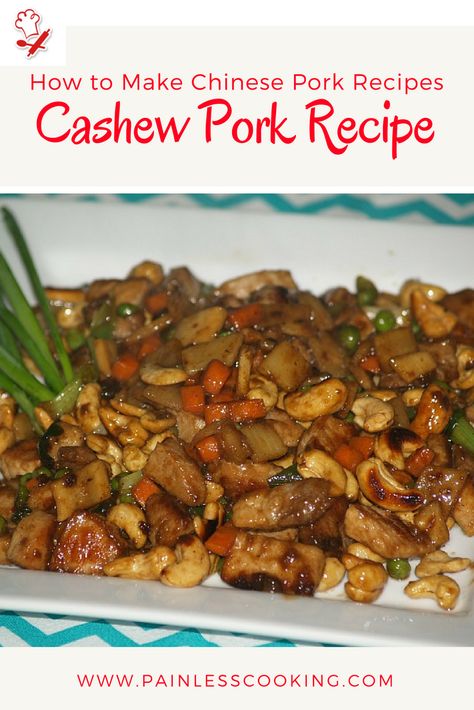 Cashew Pork Stir Fry, Pioneer Woman Cashew Pork, Cashew Pork Pioneer Woman, Recipes For Barbeque, Cashew Pork, Sausage Wontons, Chicken Sweet And Sour, Cubed Pork Recipes, Barbeque Ribs