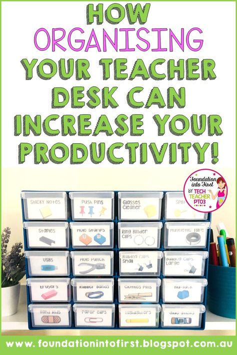 Tool Box Ideas, Teacher Tool Box, Teacher Organisation, Teacher Desk Organization, Primary School Classroom, Teacher's Desk, Teachers Toolbox, Teacher Toolkit, Teacher Tech