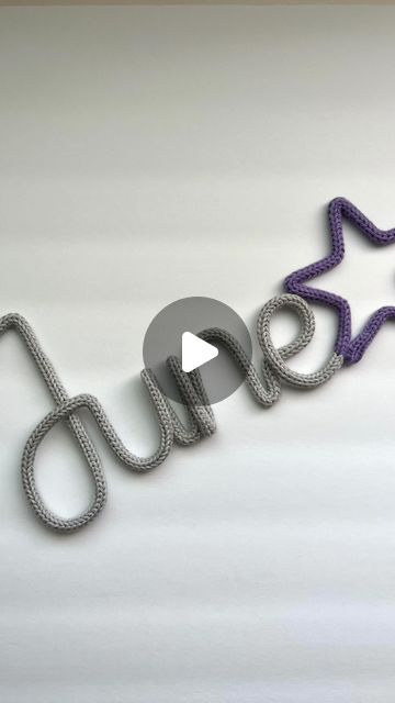 Knitted Wire Names, Knitted Wire Art, Craft Summer, Wire Letters, Wire Bending, Wire Name, Diy Summer Crafts, Knitted Wire, Art Wire