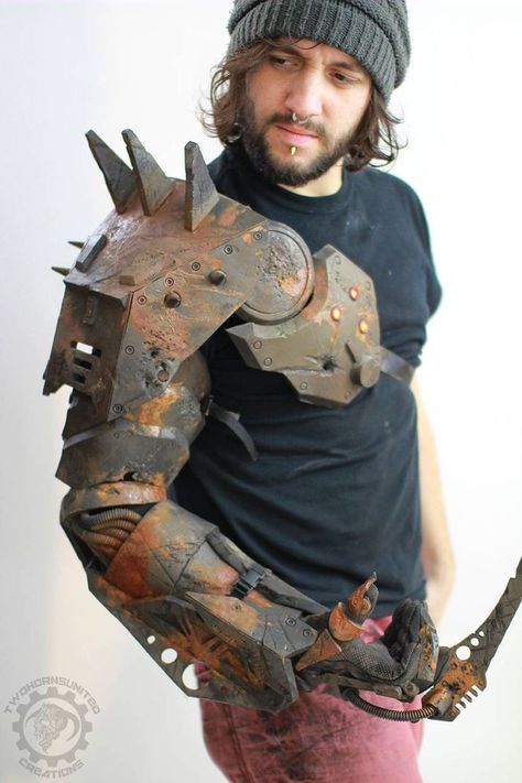 Cyberpunk Monster, Apocalypse Armor, Prosthetic Limbs, Post Apocalyptic Costume, Apocalyptic Clothing, Apocalypse Art, Apocalyptic Fashion, Cosplay Armor, Post Apocalypse