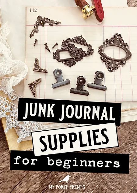 Organizing Junk Journal Supplies, Junk Journal Starter Kit, Junk Journaling Supplies, Junk Journal Covers Ideas, Junk Journals Ideas, Art Journal Ideas For Beginners, Junk Journal Cover Ideas, Making A Junk Journal, Junk Journal Inspiration