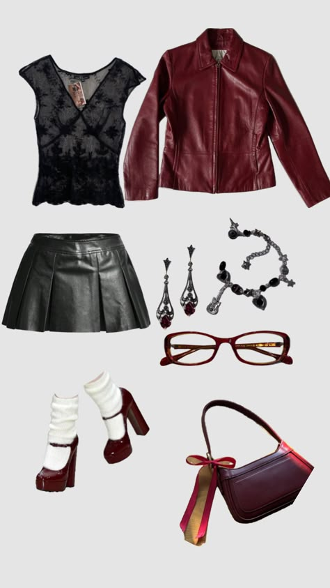 Rock star girlfriend #oufitinspo #f1 Rock Stars Gf Outfits, School Of Rock Outfits, Rock Girlfriend Outfit, Rockstar Gf Outfit Aesthetic, Rock Star Gf Outfits, Rock Star Girlfriend Outfit, Star Girl Aesthetic Outfits, Rock Girl Outfit, Rock Star Girlfriend