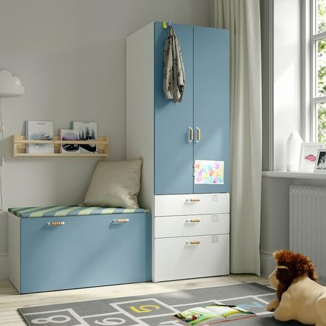 Småstad Ikea Hack, Smastad Ikea, Ikea Mala, Ikea Smastad, Ikea Playroom, Ikea Food, Bathroom Furniture Storage, Flexible Storage, Ikea Kids