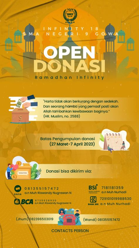 #Poster Donasi #Ramadhan #Infinity Pamflet Donasi, Poster Ramadhan Design, Ramadhan Poster, Poster Ramadhan, Islamic Poster, Research Poster, Canvas Learning, Biology Notes, Islamic Posters