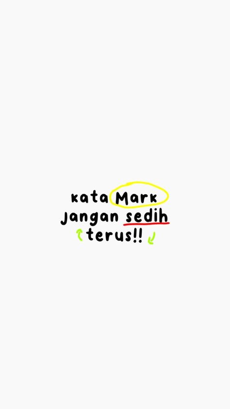 Semangat dari mark in 2022 | Kata-kata indah, Kata-kata motivasi, Teks lucu Healing Self Love, Quote Jar, Healing Self, Quote Mark, Funny Stickman, Quotes Lucu, Comfort Words, Cute Words, Postive Life Quotes