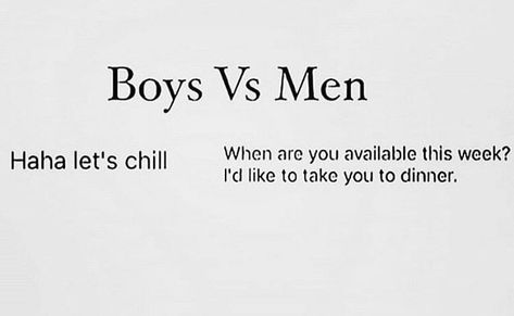 Ms. Femoiselle on Instagram: “Femoiselles, we are only dealing with Men around here!!! Real men will come correct!!! Stop dealing with boys and only entertain Men!!!…” Man Vs Boy, Men Vs Boys, Man Vs, Real Men, Real Man, Romance, Let It Be, On Instagram, Quick Saves