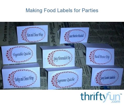 Food Label Template, Handmade Food, Party Food Labels, Food Signs, Making Food, Winter Parties, Diy Labels, How To Make Labels, Brunch Dishes