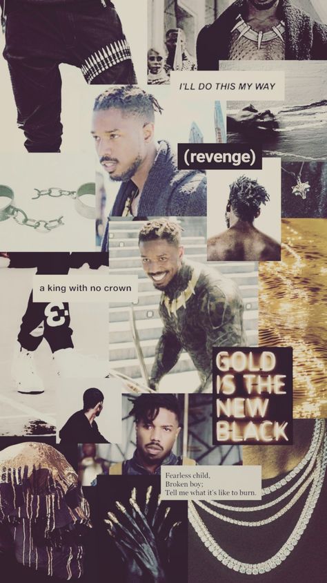 killmonger aesthetic wallpaper made by me :) Erik Killmonger Aesthetic, Black Panther Asethic, Erik Killmonger Wallpaper, Killmonger Aesthetic, Killmonger Wallpaper, Black Panther Asthetic, Marvel Posters Black Panther, Nezuko Wallpaper, Erik Killmonger