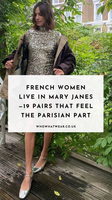 Mary Janes are a go-to shoe for stylish French women. We've narrowed down 18 pairs that fit the Parisian part. Find out more here. Tan Mary Jane Shoes, Carel Paris Shoes Outfit, French Women Shoes, Chanel Mary Janes Outfit, Gold Mary Janes Outfit, Outfits With Red Mary Janes, Merry Jane Shoes Outfit, Leopard Mary Janes Outfit, Black Mary Jane Heels Outfit