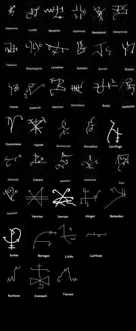 Demonic Sigils Demon Sigil Tattoo, Demonic Symbols Demonology, Demon Language Alphabet, Satanic Sigils, Demonic Sigils, Demonic Symbols, Demon Sigils, Demon Symbols, Brother Where Art Thou