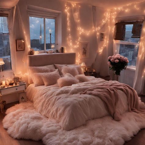 Bedroom Ideas For Small Rooms Cozy, Feminine Vibes, Dream Bedroom Inspiration, Comfy Bedroom, Bedroom Decor Cozy, Room Redesign, Luxurious Bedroom, Pretty Bedroom, Room Goals