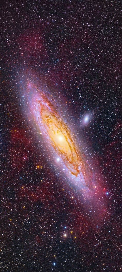 Andromeda Galaxy Wallpapers, Astronomy Pictures, Andromeda Galaxy, Space Planets, Phone Wallpapers, Outer Space, Mobile Wallpaper, Galaxy Wallpaper, Installation Art