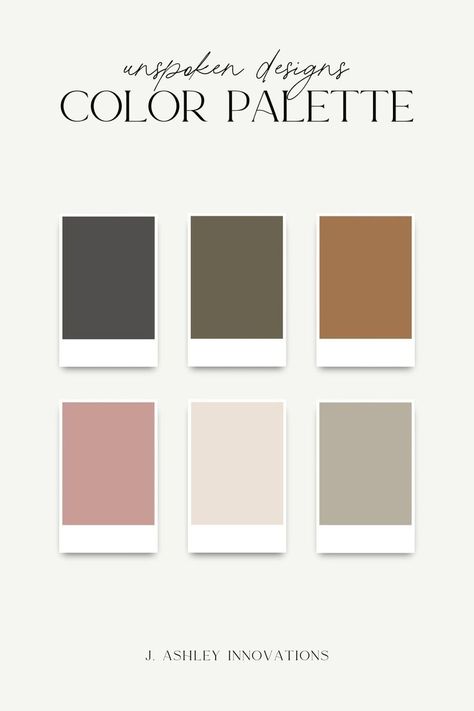 In this color palette for event designers Unspoken Designs, we used earthy tones of sage green, rust, and dark green while adding a romantic, feminine touch with a light blush pink and a darker mauve color. See how we used this color palette in Unspoken Design's full branding design kit here! Color Schemes With Mauve, Earthy Blush Color Palette, Earthy Pink Colour Palette, Blush Complimentary Colors, Sage Green Mauve Bedroom, Blush Tones Bedroom, Mauve And Tan Color Palette, Blush And Green Interior Design, Terracotta Gray And Green