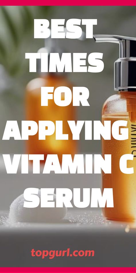 Are you interested in finding out the most effective moments to incorporate Vitamin C serum into your skincare routine for healthy and glowing skin? Uncover the best timing for applying Vitamin C serum to enhance your skin's radiance! What Is Serum For Face, How To Use Vitamin C Serum For Face, Smooth Skin Remedies, Vitamin C Serum Benefits, Benefits Of Vitamin C, Best Vitamin C Serum, Natural Remedies For Migraines, Best Vitamin C, Beauty Hacks Skincare