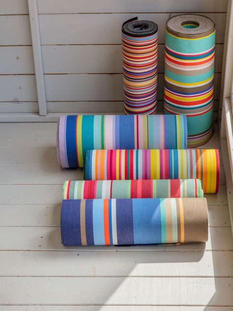 Striped Tablecloths, Cool Tree Houses, Striped Table Runner, French Stripes, Striped Table, Leaf Plates, Striped Cushions, Cotton Tablecloths, Linen Napkins