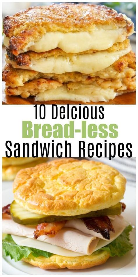 If you are in a low carb or paleo diet, then you have probably given up bread. If you are missing it, we have put together a list of Bread Free Sandwiches you make for a much healthier meal #breadfreesandwiches #lowcarb Breadless Sandwich, Low Carb Sandwich, Low Carb Sandwiches, Low Carb Low Fat, Baking Powder Uses, Given Up, Delicious Bread, Idee Pasto Sano, Keto Bread