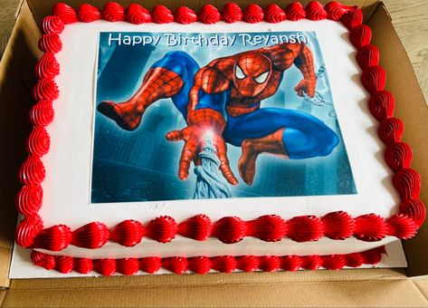 Spiderman Pasta, Spiderman Cake, Spiderman, Happy Birthday, Pasta, Baseball Cards, Cake, Birthday